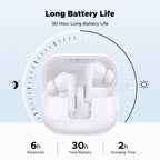 UGREEN EchoBuds Magic Wireless (In-Ear Earphones)–White