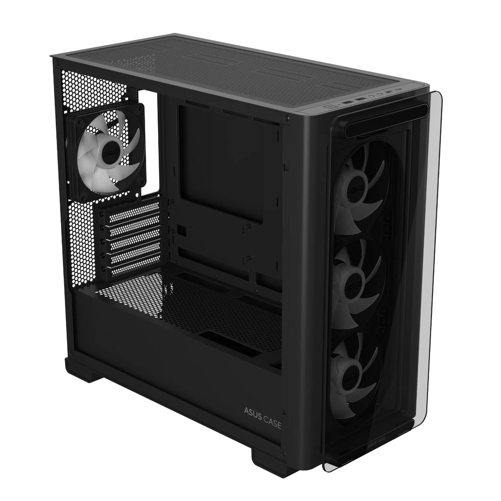 Asus A23 PLUS ARGB Micro-ATX Gaming Chassis - Black