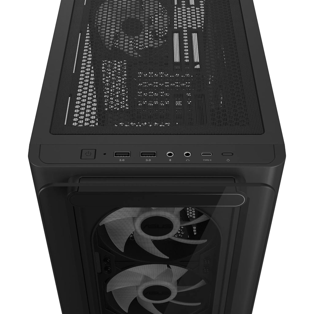 Asus A23 PLUS ARGB Micro-ATX Gaming Chassis - Black
