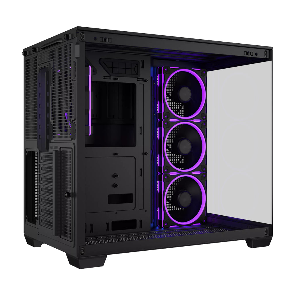 Asus A32 PLUS ARGB ATX Gaming Chassis – Black