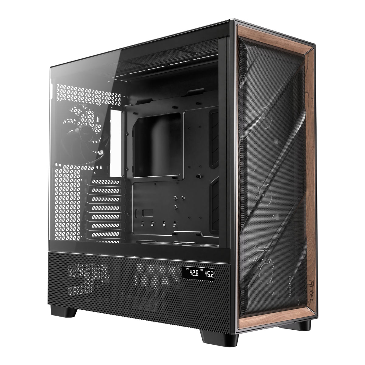 Antec FLUX PRO E-ATX Full Tower Gaming Chassis – Black