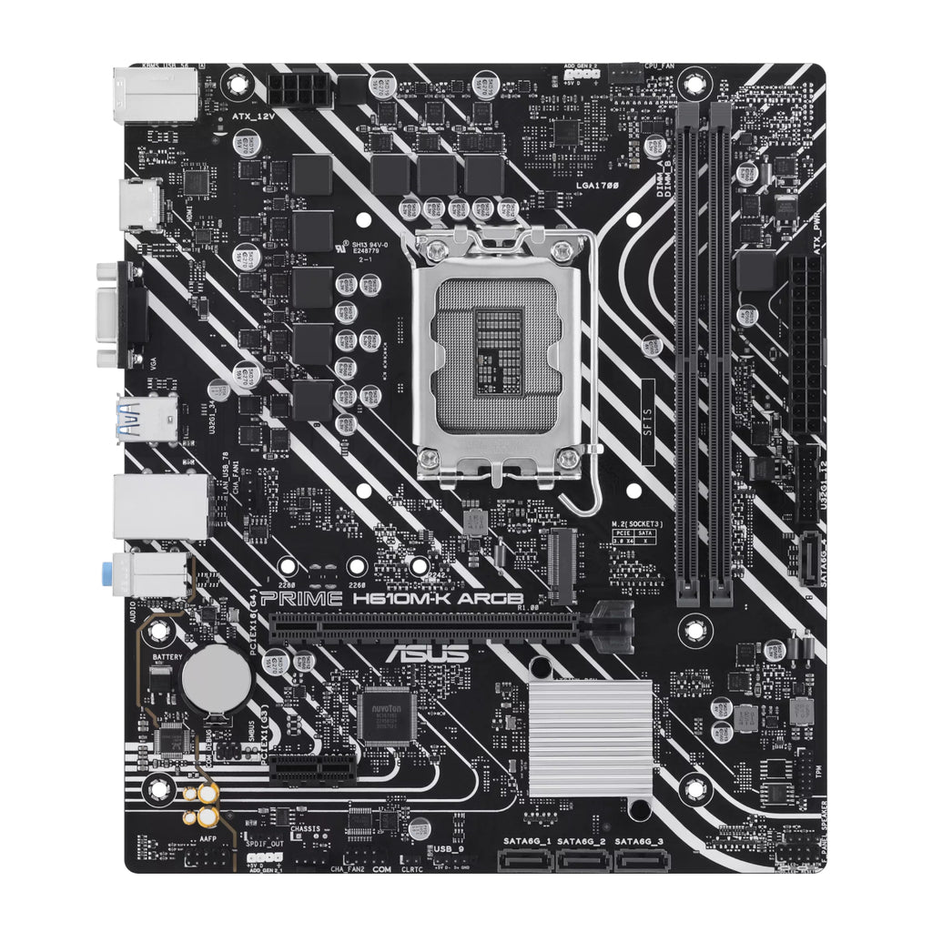 Asus PRIME H610M-K ARGB Intel LGA1700 M-ATX Motherboard