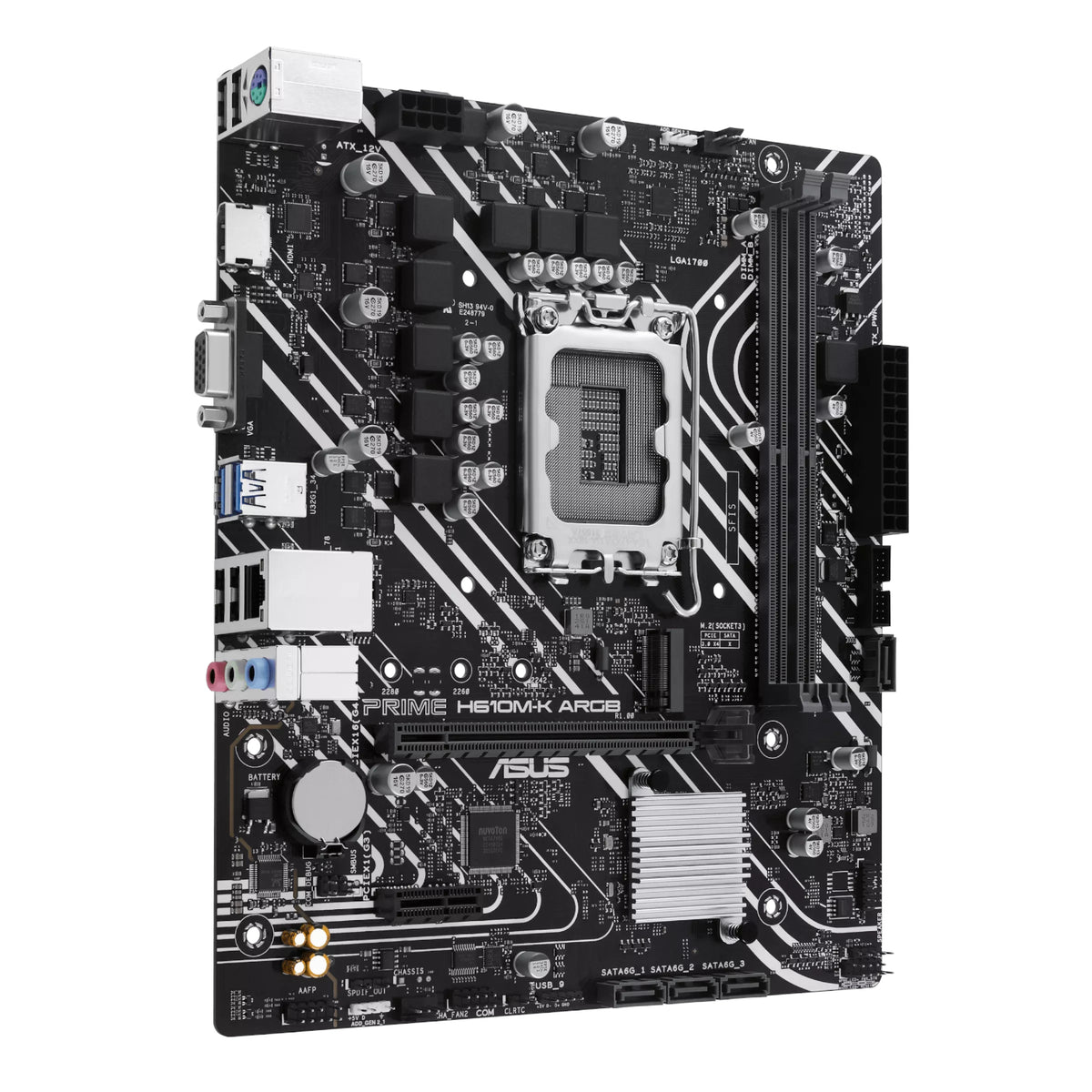 Asus PRIME H610M-K ARGB Intel LGA1700 M-ATX Motherboard