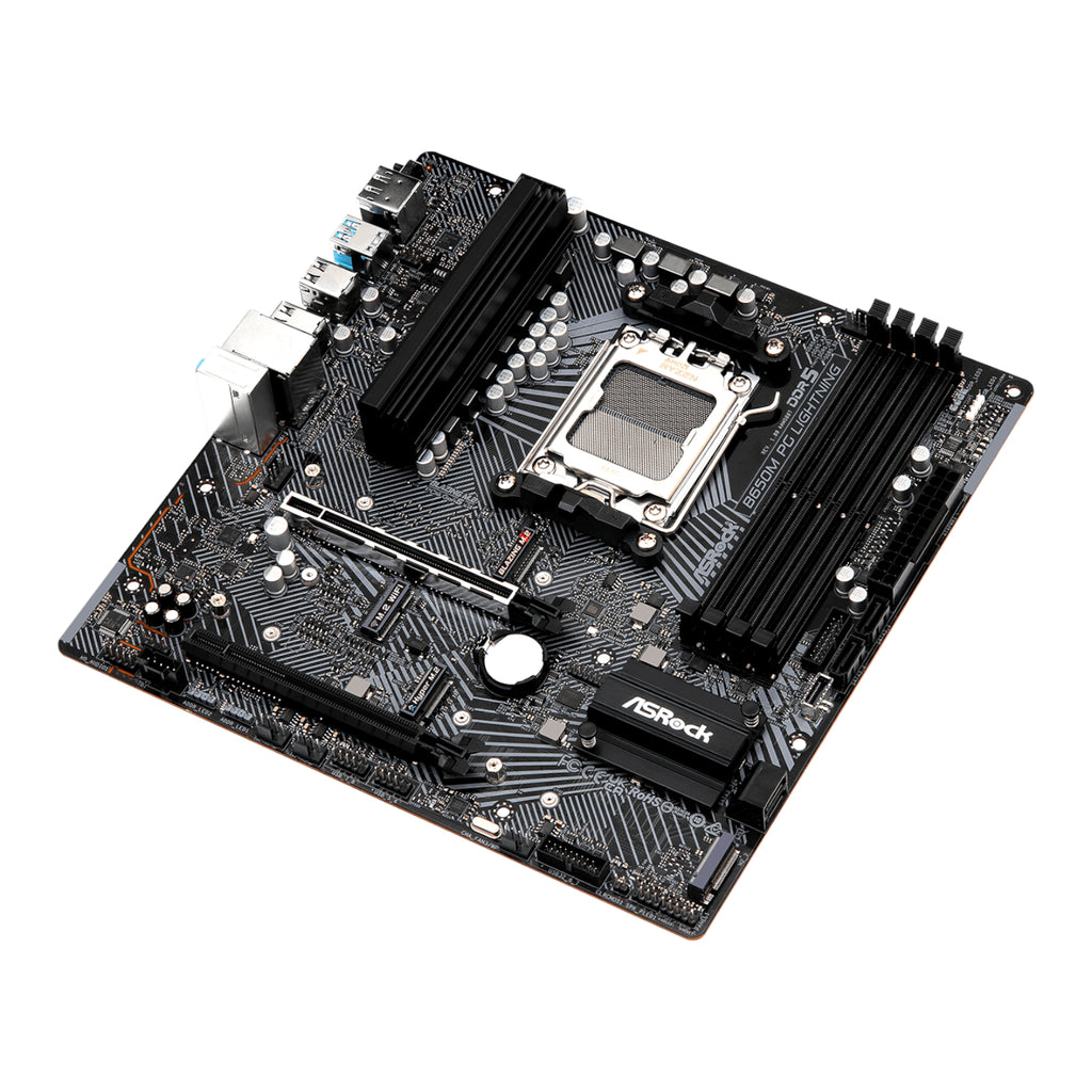 ASRock B650M PG Lightning AMD AM5 Micro ATX Motherboard