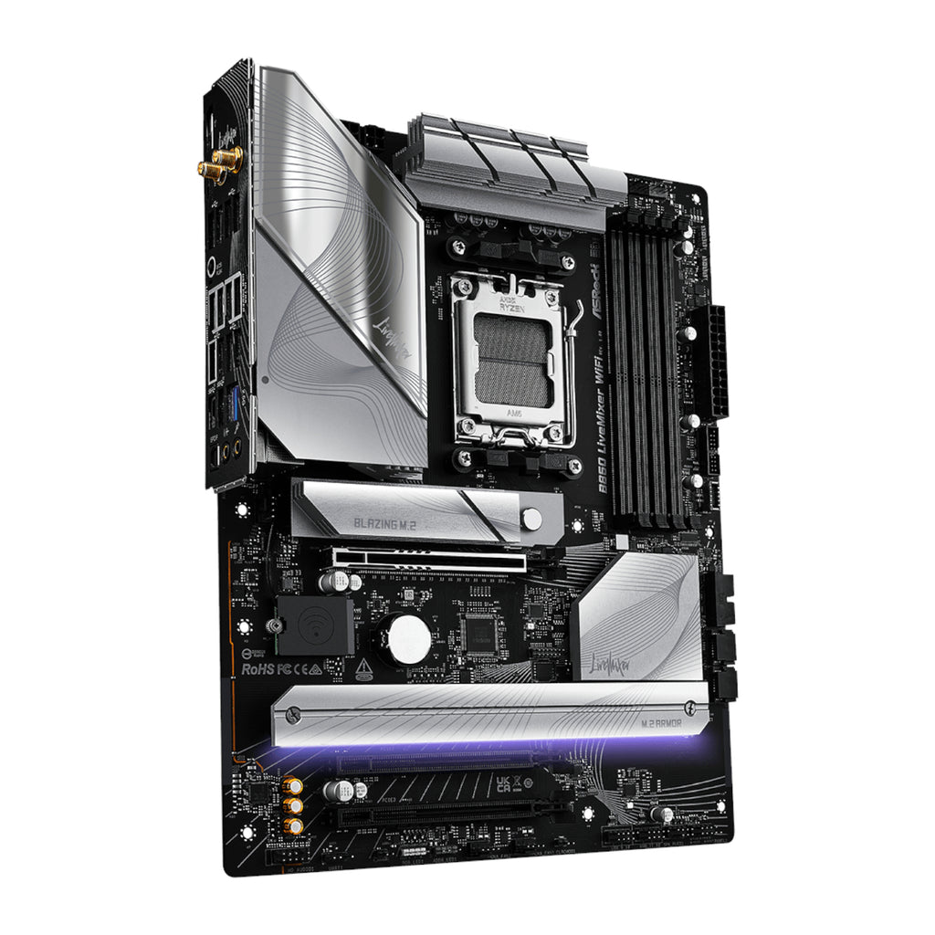 ASRock B850 LiveMixer WiFi AM5 ATX Gaming Motherboard