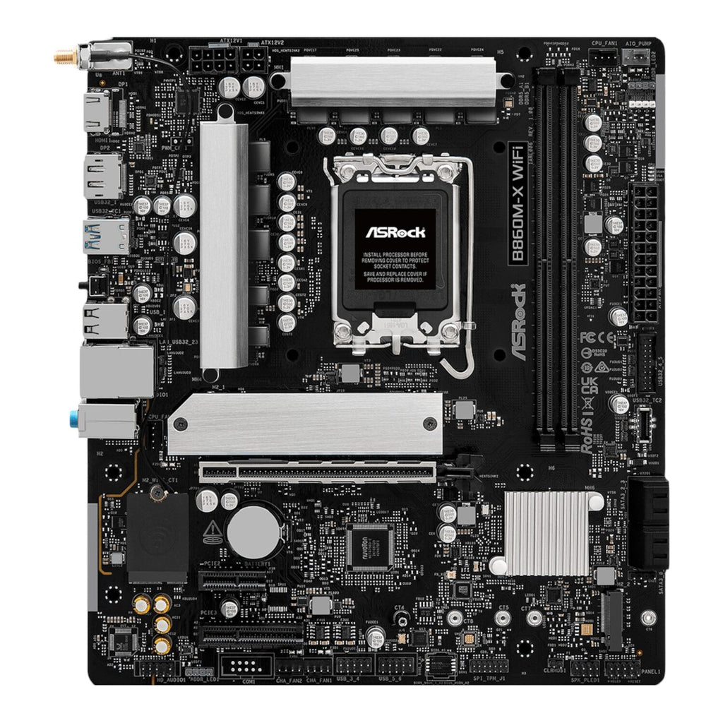 ASRock B860M-X WIFI Micro ATX DDR5 Motherboard (PCIe 5 and Wi-Fi 6E)