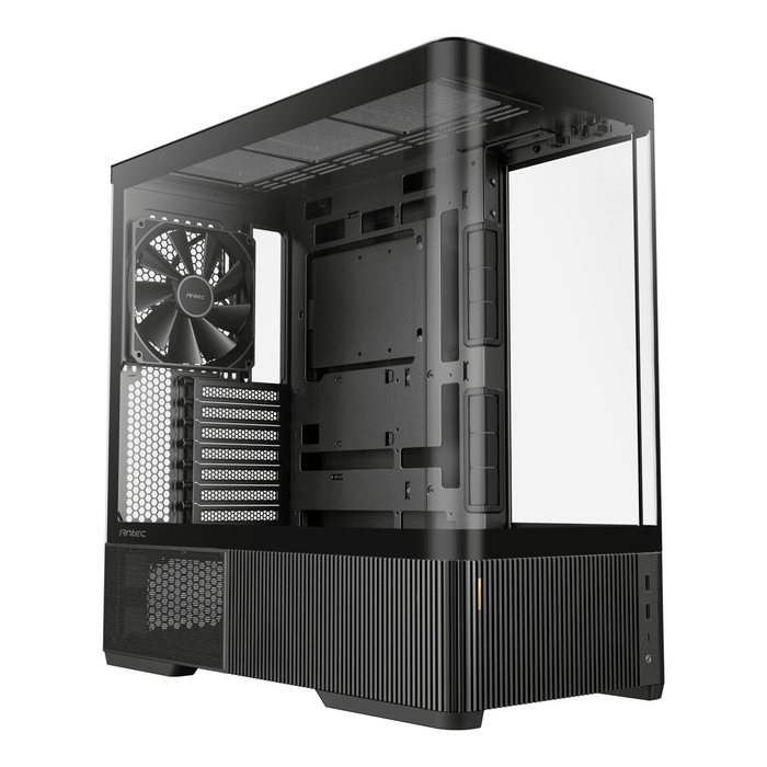 Antec C6 CURVED AIR ATX | Micro-ATX | ITX Mid-Tower Gaming Chassis - Black