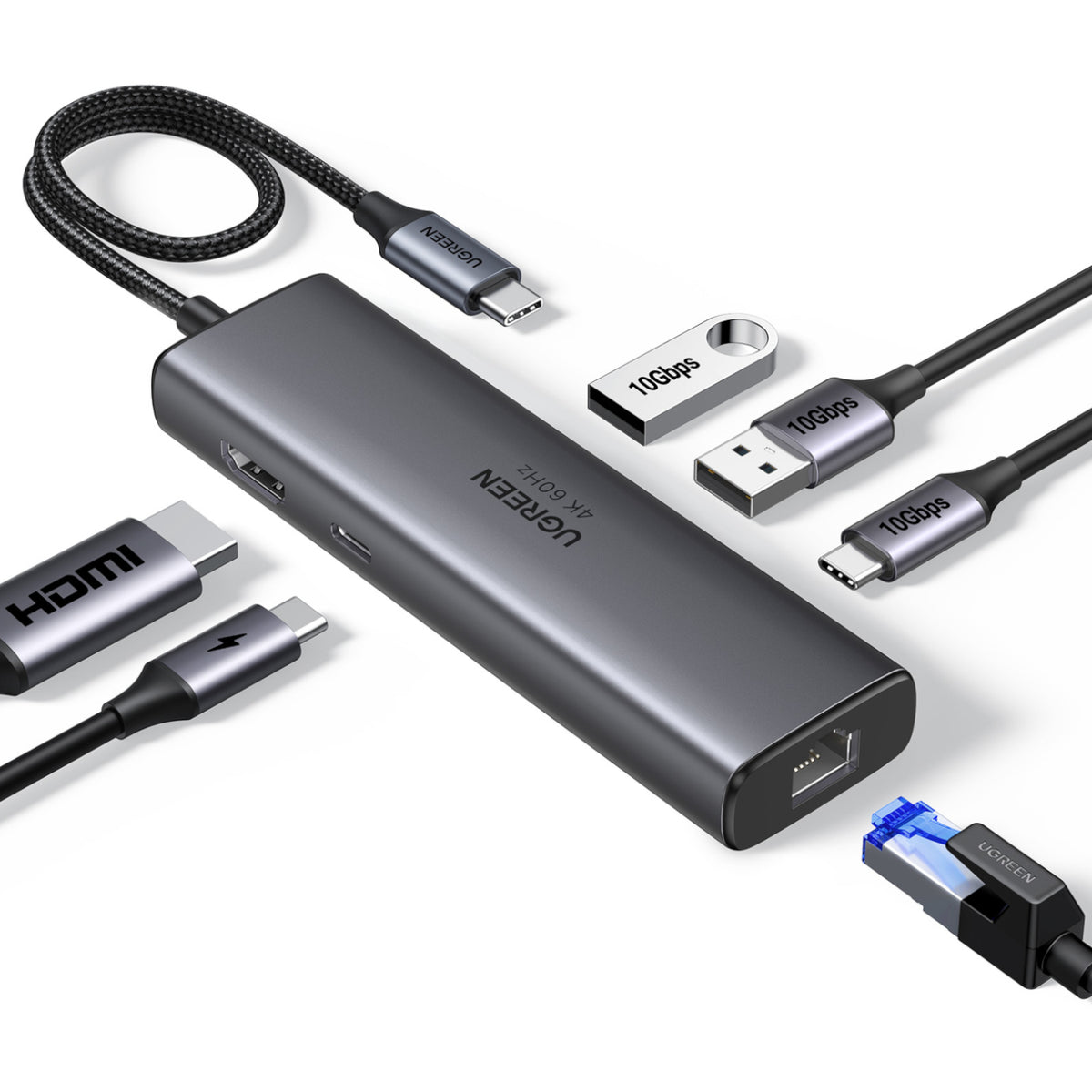 UGREEN CM512 6-in-1 USB Type-C Docking Station