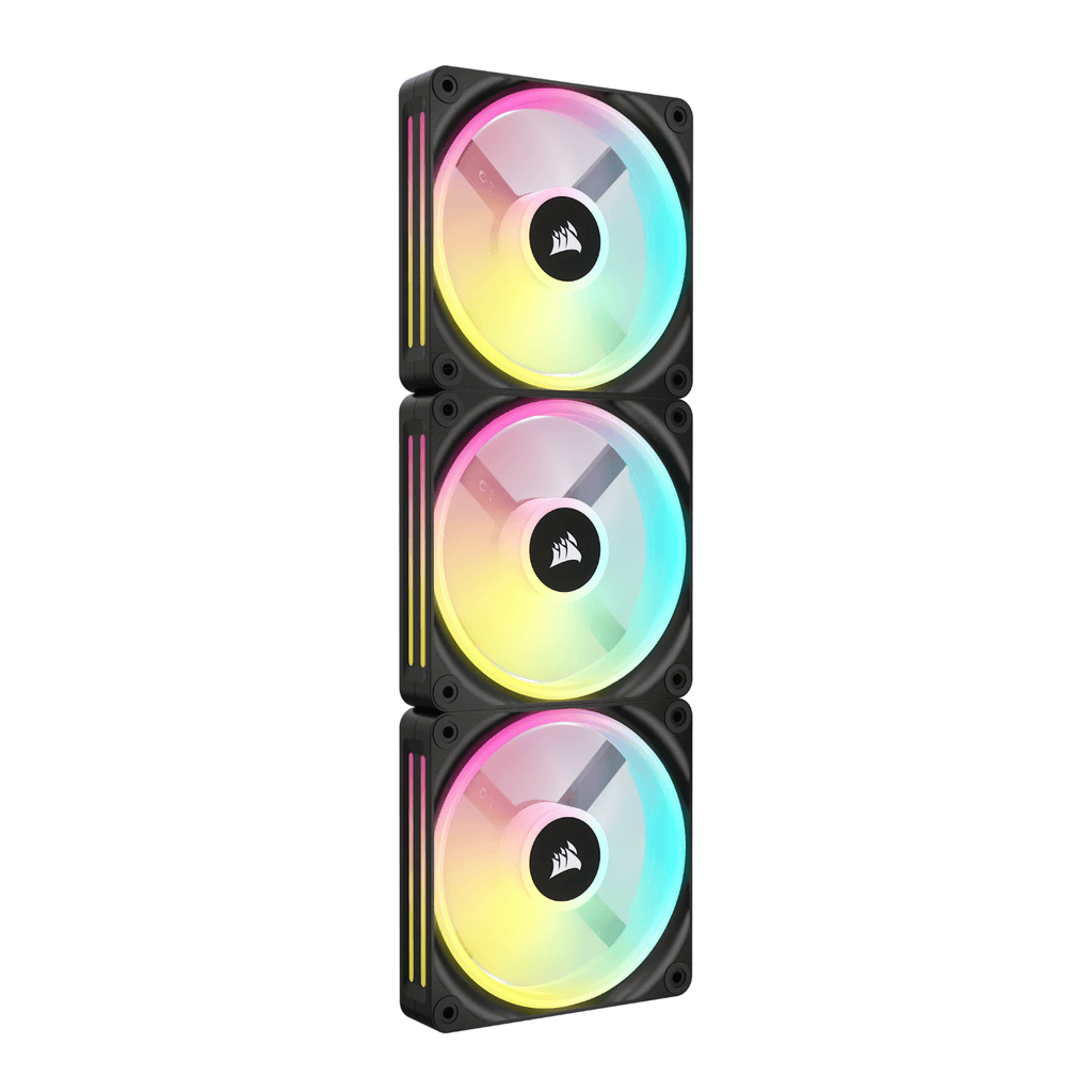 Corsair iCUE LINK QX120 RGB 120mm PWM PC Fans Starter Kit with iCUE LINK System Hub
