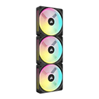 Corsair iCUE LINK QX120 RGB 120mm PWM PC Fans Starter Kit with iCUE LINK System Hub