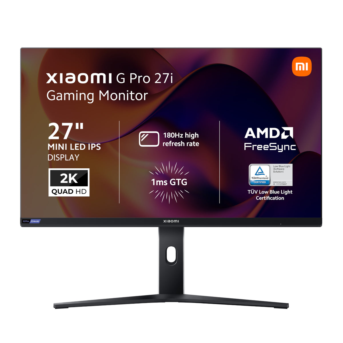 Xiaomi G Pro 27i 27" 2K 1440p Mini LED IPS Gaming Monitor (180Hz, 1ms)