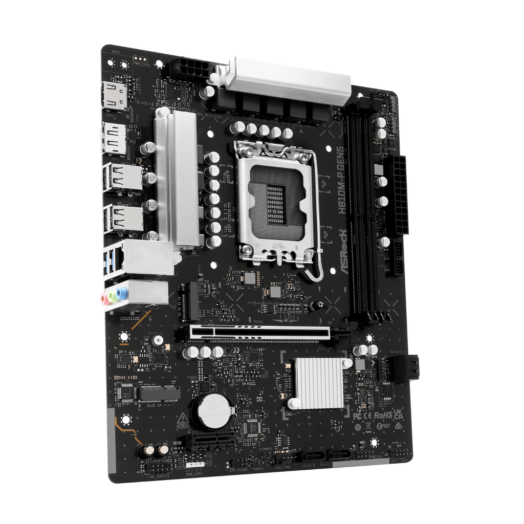 ASROCK H810M-P Gen 5 Intel LGA 1851 M-ATX Motherboard