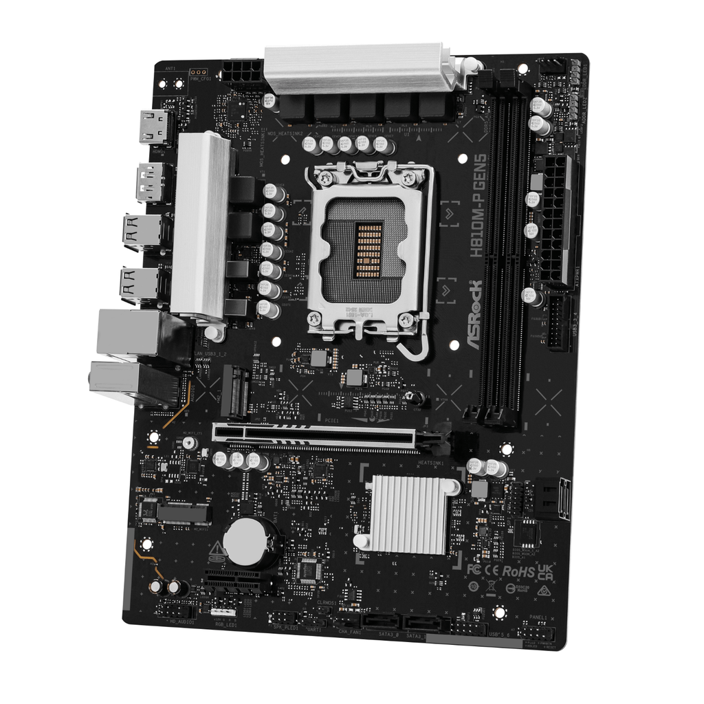 ASROCK H810M-P Gen 5 Intel LGA 1851 M-ATX Motherboard