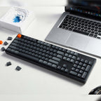 Keychron K10 QMK Full-size RGB Wireless Custom Mechanical Keyboard V.2 (Super RED Switch) – Black