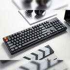 Keychron K10 QMK Full-size RGB Wireless Custom Mechanical Keyboard V.2 (Super RED Switch) – Black
