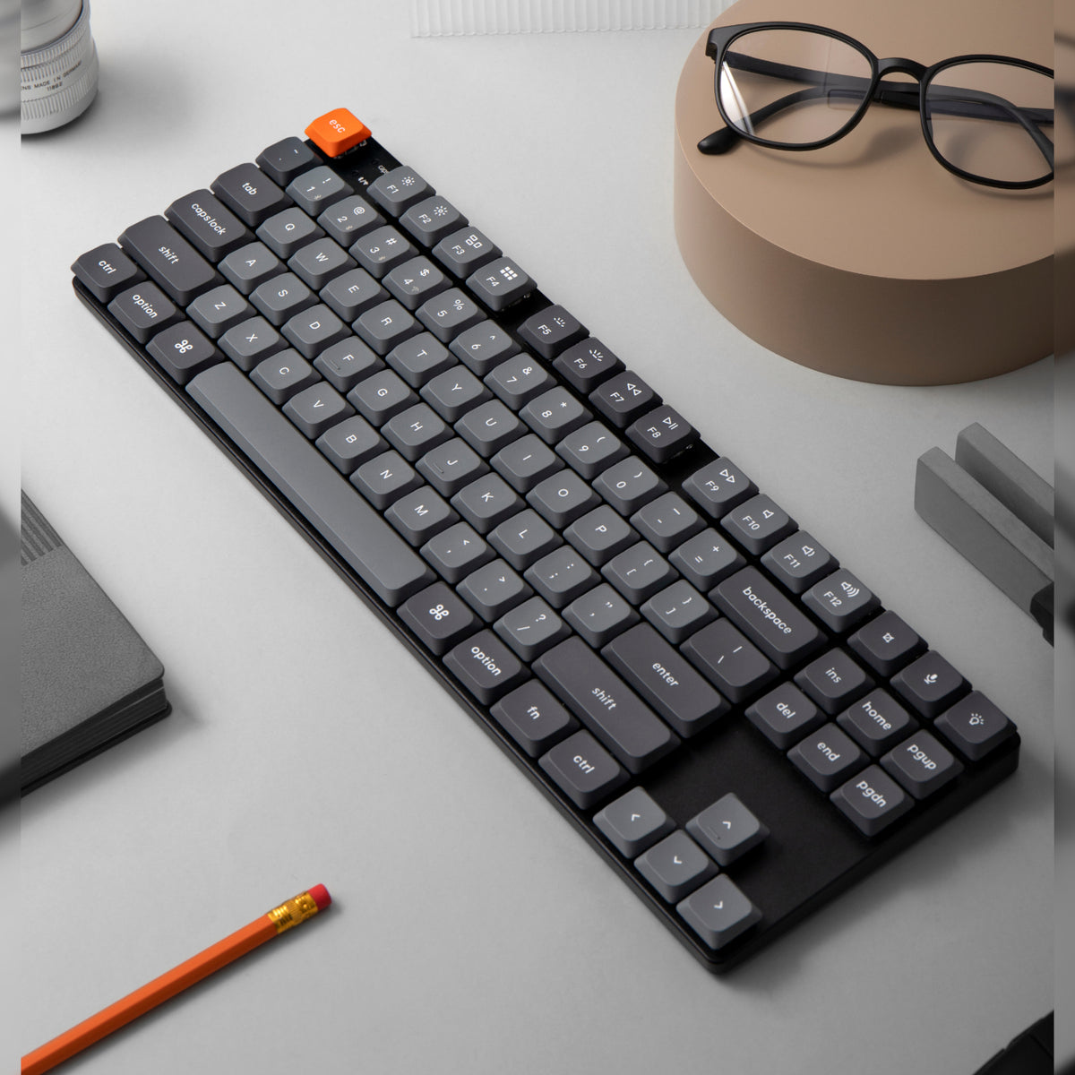 Keychron K1 Max QMK/VIA 80% Wireless Custom Mechanical Keyboard | BROWN Switches