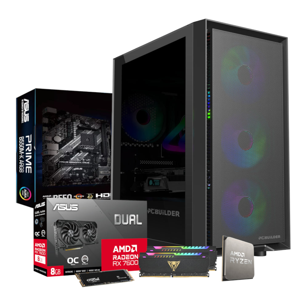 PCBuilder Ryzen 5 5600XT PATHFINDER Windows 11 Gaming PC