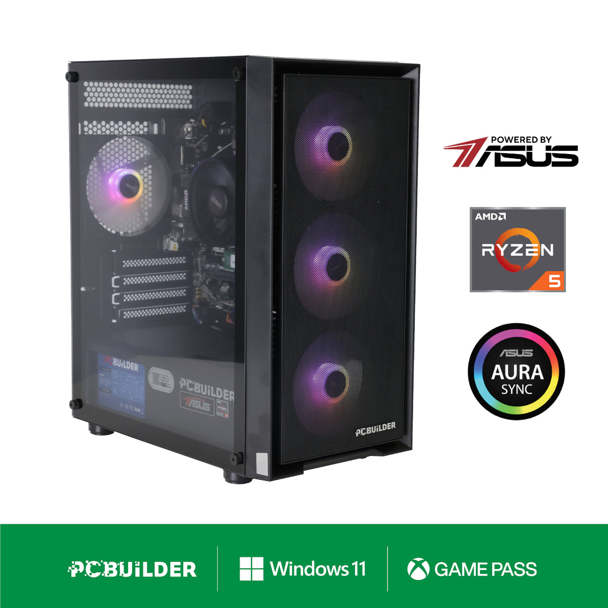 PCBuilder Ryzen 5 8600G WARDEN Windows 11 Gaming PC
