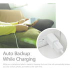 Patriot iLuxe Cube 512GB Type-C Smart Backup Solution - White