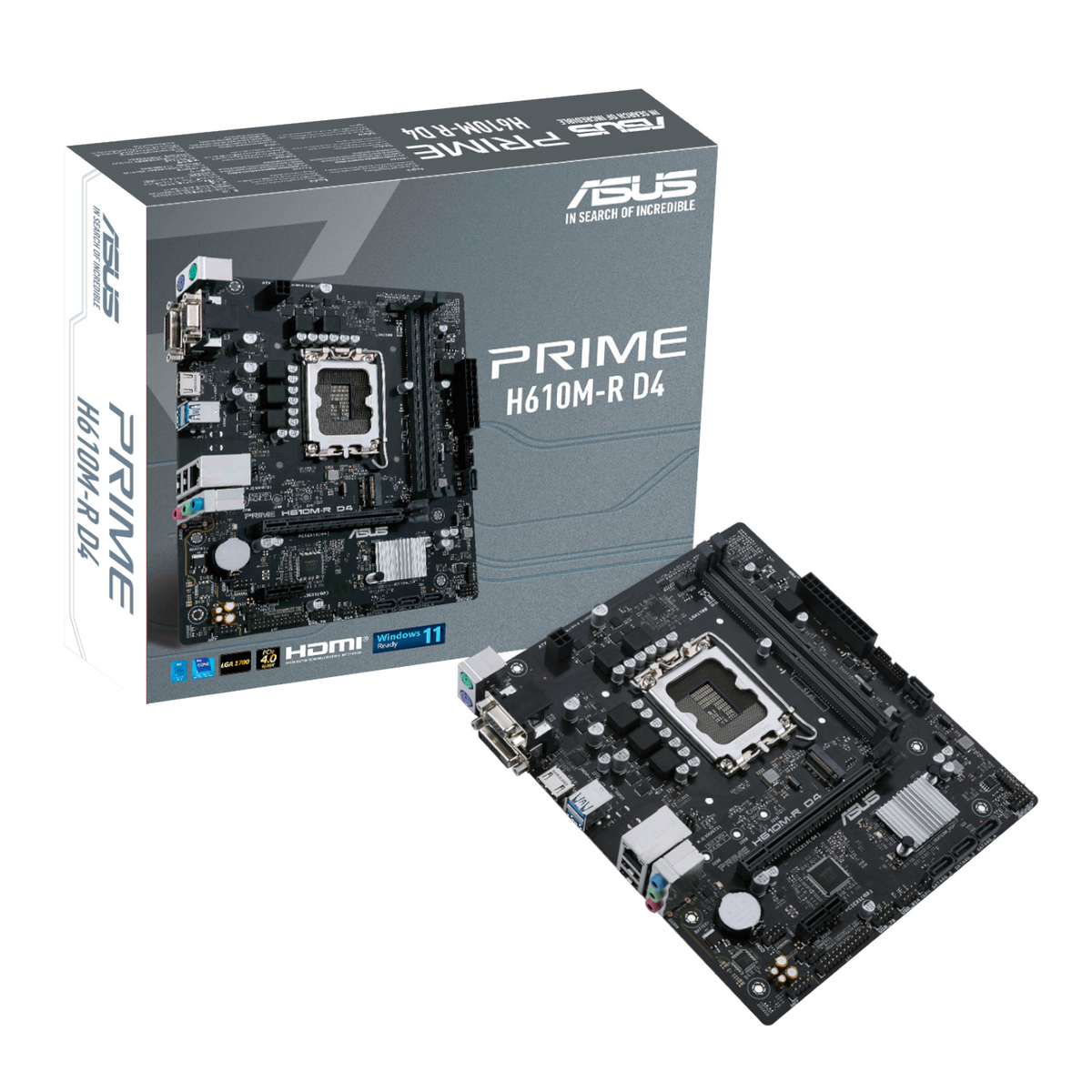ASUS Prime H610M-R D4 LGA1700 M-ATX Motherboard
