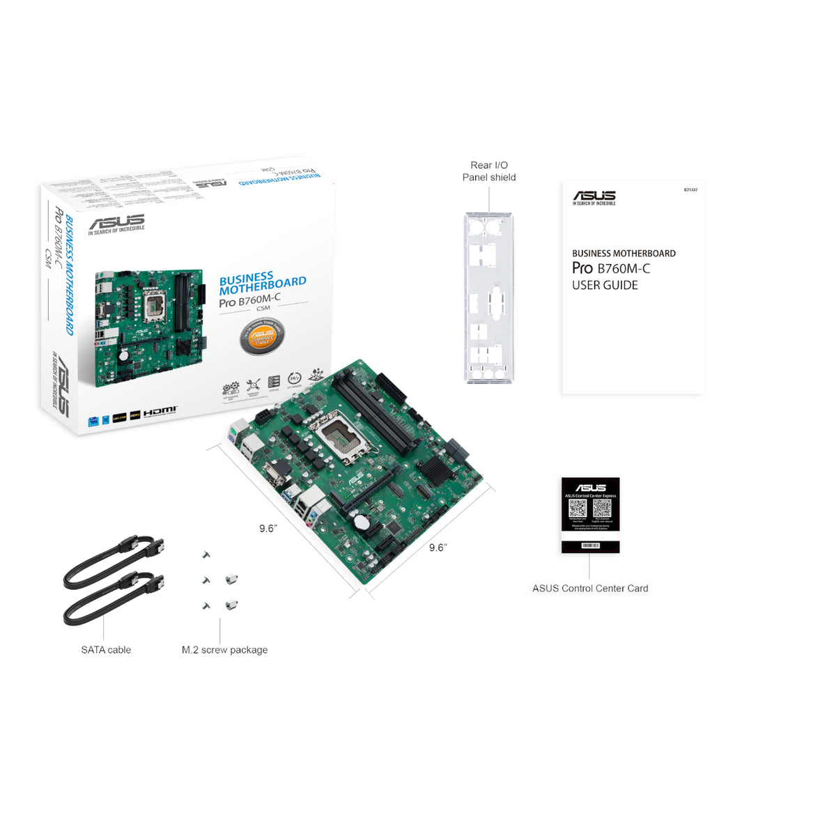ASUS PRO B760M C CSM LGA 1700 M-ATX Motherboard