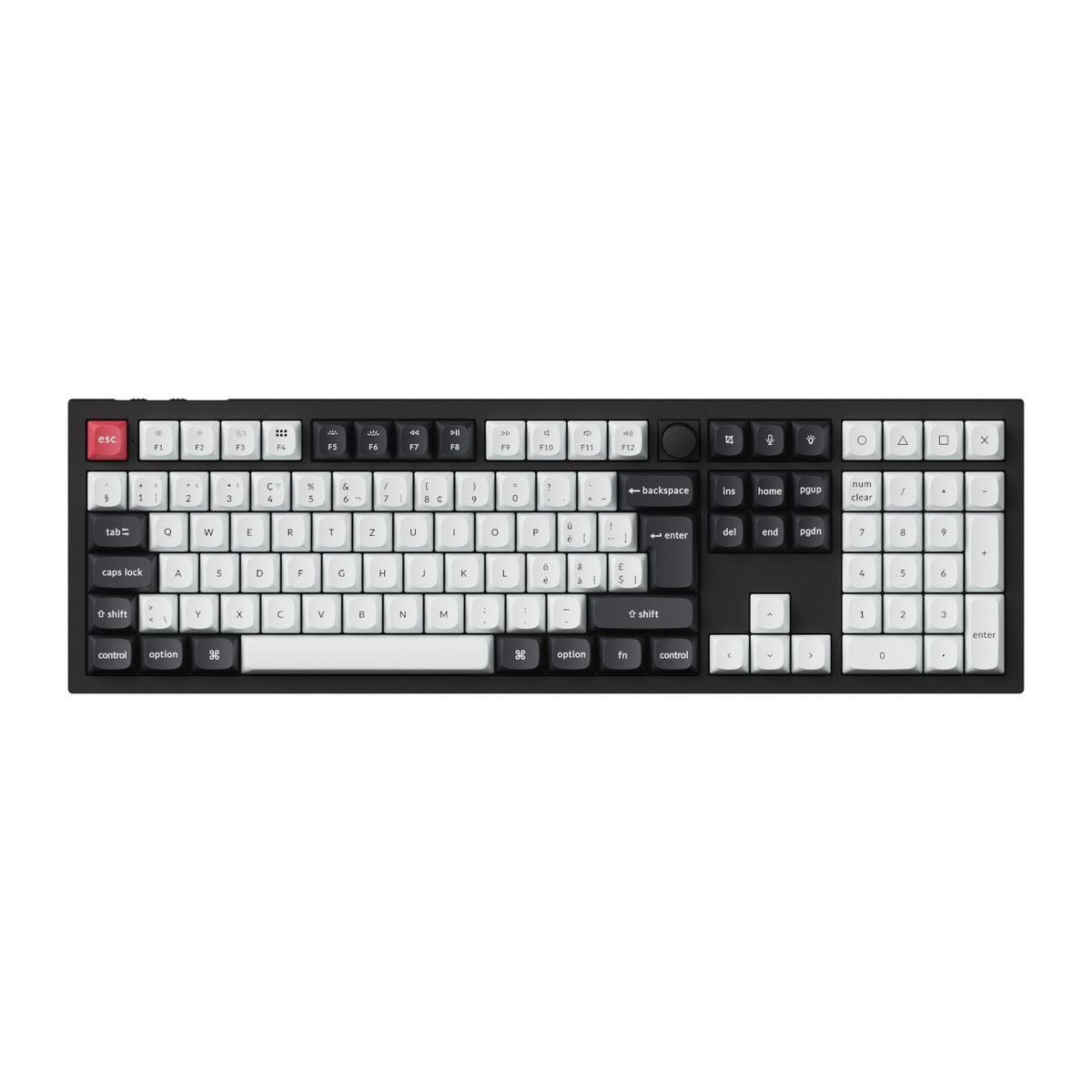 Keychron Q6 HE QMK Full-size Wireless Custom Mechanical Keyboard (Nebula Switch) – Carbon Black