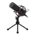 REDRAGON BLAZAR Cardioid USB Gaming Mic and Tripod - Black