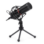 REDRAGON BLAZAR Cardioid USB Gaming Mic and Tripod - Black