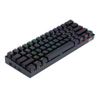 REDRAGON DRACONIC PRO Mechanical 61 Key|Bluetooth 5.0|RGB 9 Colour Modes|Rechargable Battery|Type-C Charging Cable Gaming Keyboard - Black