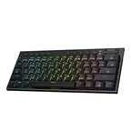 REDRAGON Horus Mini Pro 61Key Wireless Bluetooth Red Switch RGB Low Profile Gaming Mechanical Keyboard - Black