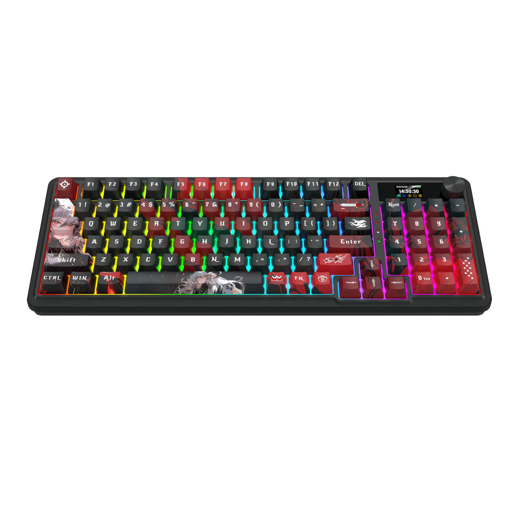 Redragon K719AK ARTEMIS PRO RGB Wireless LCD Mechanical Gaming Keyboard (Anime Edition)