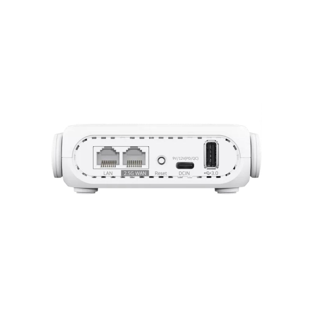 ASUS Go Wi-Fi 7 Dual-Band Travel Router with 5G - White