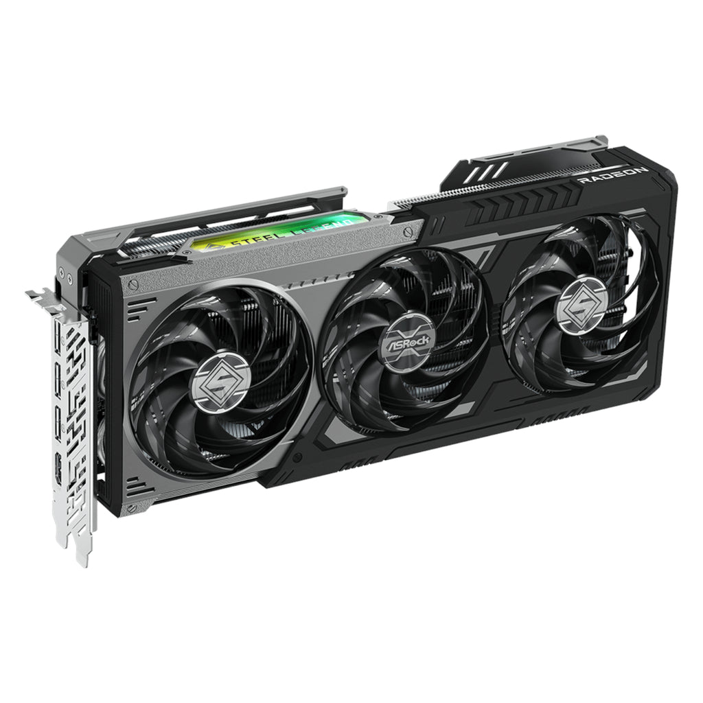ASRock Radeon RX9070 XT Steel Legend Dark 16GB Graphics Card