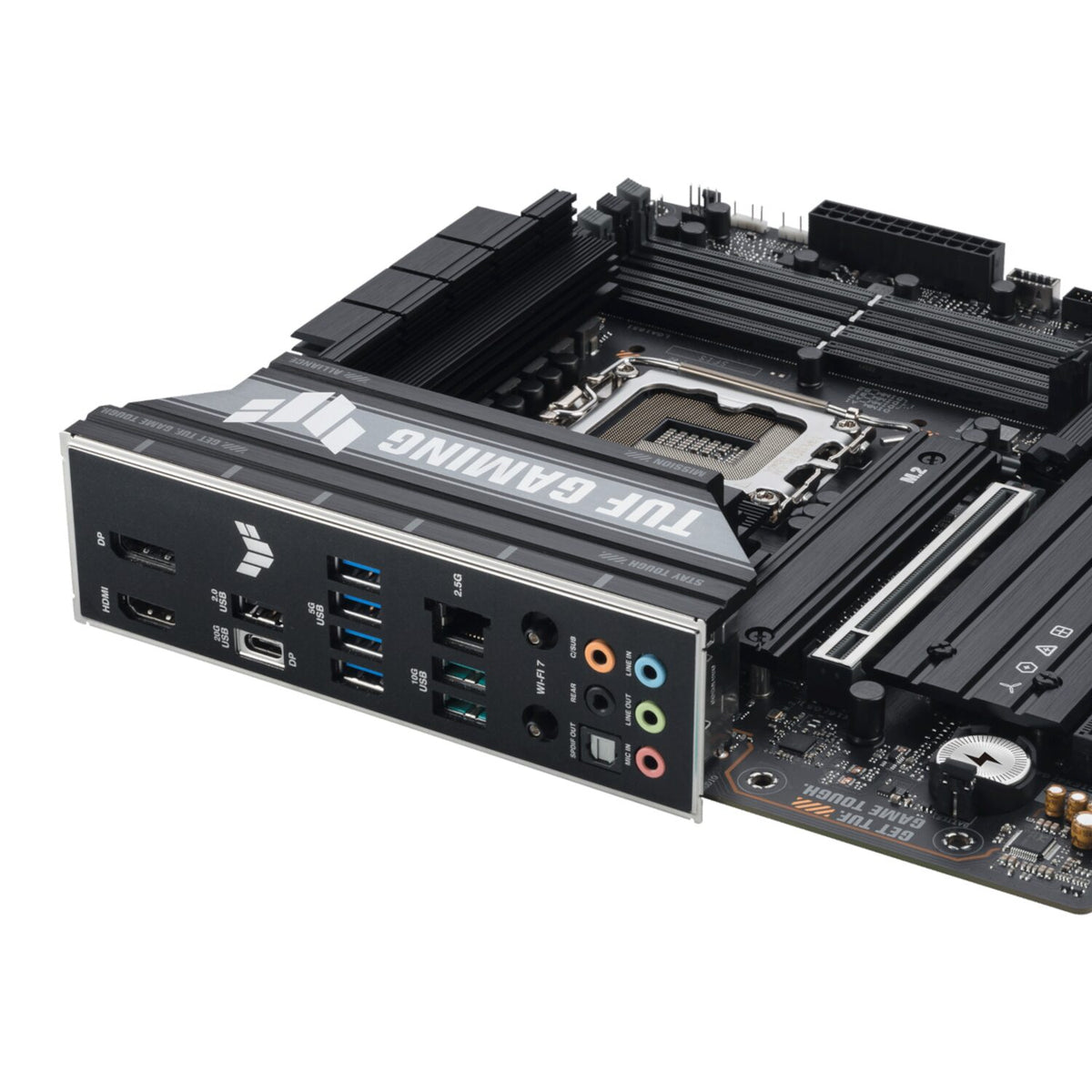 Asus TUF Gaming B860M-Plus Wi-Fi M-ATX Motherboard – Intel LGA1851, DDR5, PCIe 5.0. Wi-Fi 7