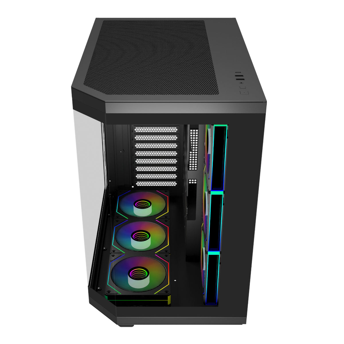 FSP U580 ARGB ATX Ultra Tower Gaming Chassis - Black